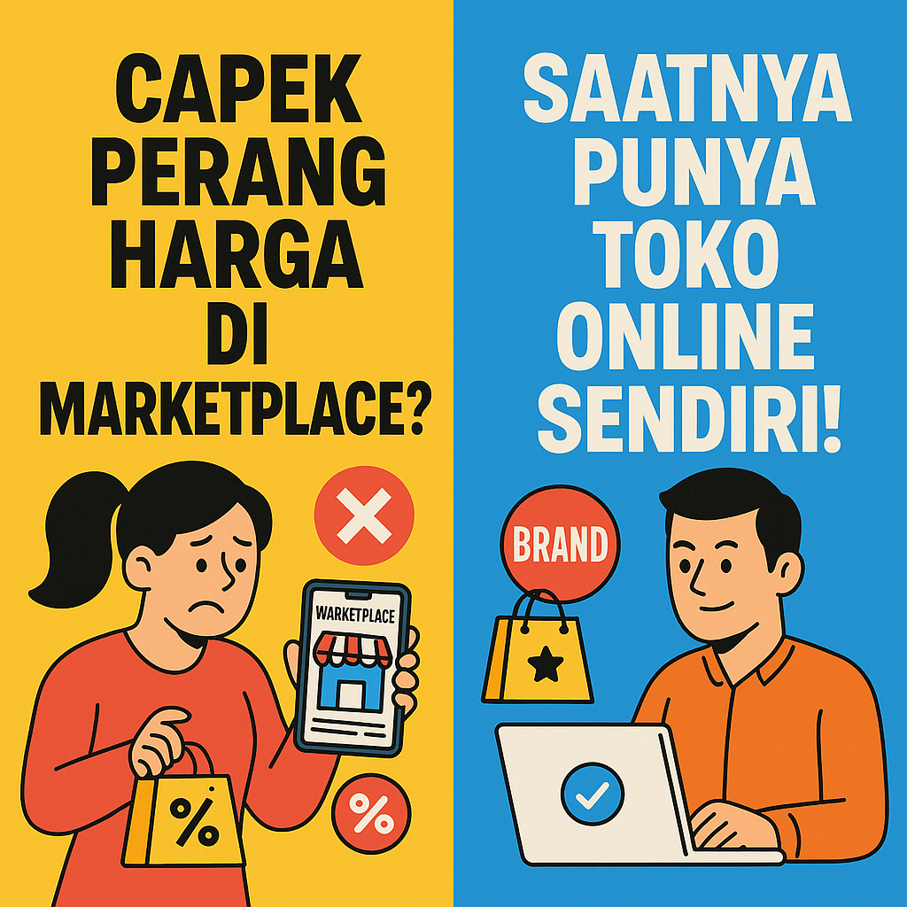 Landing page biz id + hosting 1 tahun