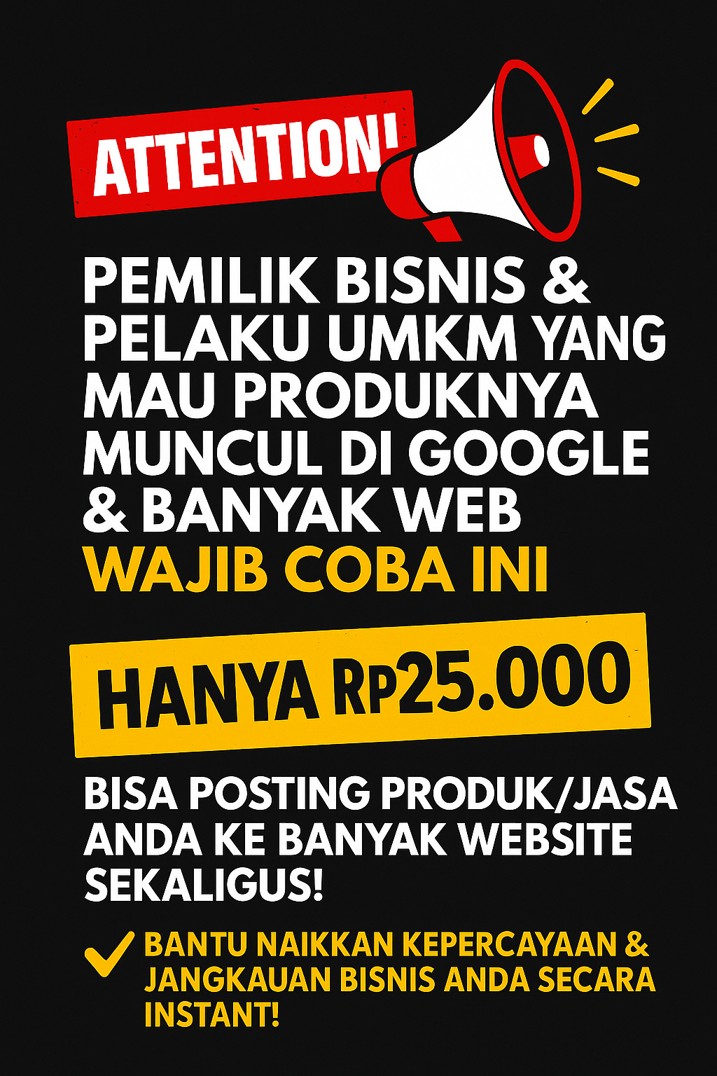 Jasa posting ke ribuan web